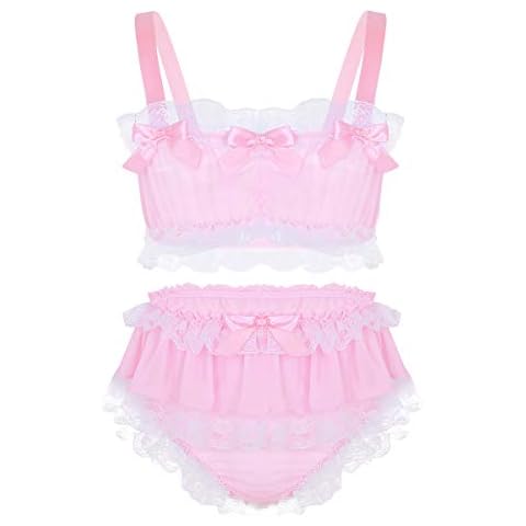 CHICTRY Men's Floral Lace Lingerie Set Cover