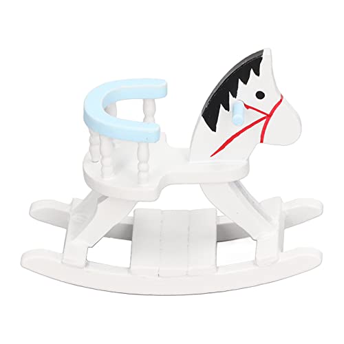 Jtlb JTLB2XIHO5RU6Y Rocking Horse Chair, Modern Style Dollhouse Miniature Furniture Lovely Rocking Horse Chair For Doll House With Premium Birch Wood Material thumb #5