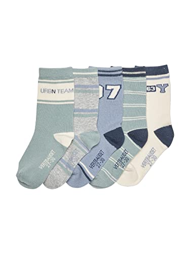Vertbaudet Lot de 5 paires de chaussettes garçon lot sauge 27/30 Cover