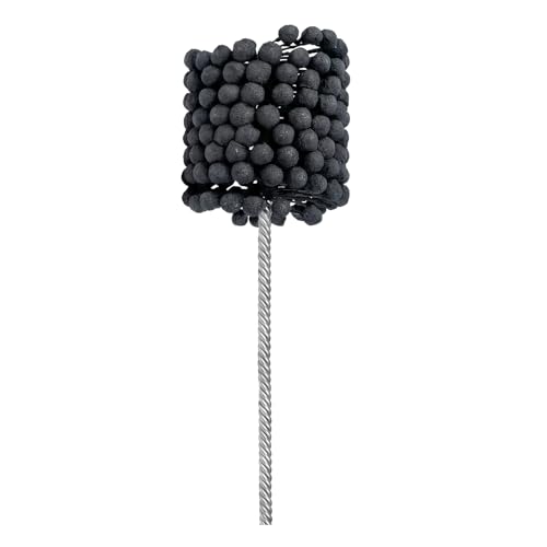 Image of Cylinder Hone, 240 Grit Silicon Carbide, 3 3 /4 inch (95mm) Diameter Ball Hone | for Hole Diameters 3 1 /2 inch - 3 3 /4 inch, Cylinder Engine Sanding Brush for Mild Steel, Stainless Steel, and Cast Iron