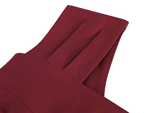 Image of MUXXN Women's Retro 1950s Style Sleeveless Slim Business Pencil Dress