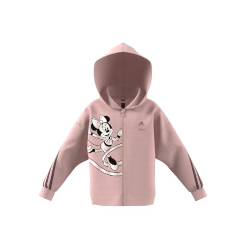 adidas Unisex-Kids Disney Minnie And Daisy Track Top, Sandy Pink/Shadow Fig/Off White, 2 Years - image 9