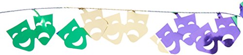 Gleam 'N Flex Comedy & Tragedy Garland Party Accessory (1 count) (1/Pkg)