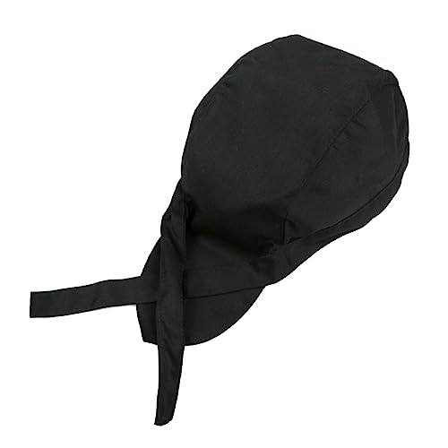 BESPORTBLE Creative Black Kitchen Chef Hat for Restaurant Workers Comfortable Breathable Design for Waiters Chefs Keeps Hair Environment Clean Unisex Cap