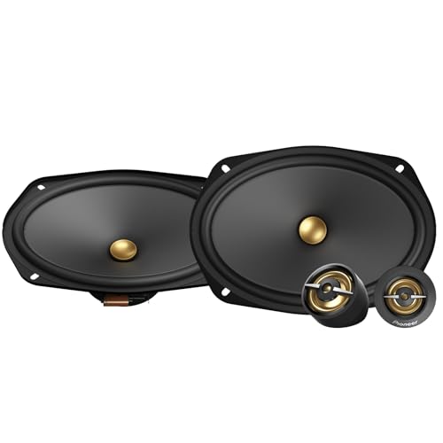 PIONEER A-Series PlusTS-A6901C 6” x 9” 2-Way Speakers (Pair) – 450W Max,...