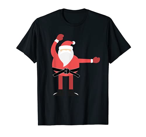 Fun Christmas Kickmas Merry Kick Mas Karate Santa Claus T-Shirt