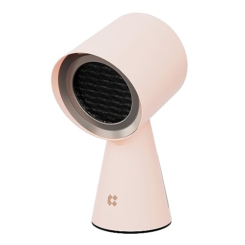 CIARRA CBPHP01 Desktop Cooker Hood Pink Mini Household Portable Extractor Hood Pink with 2 Gears Mode 2m³/min Strong Suction for Home Kitchen Fondue Hot Pot BBQ