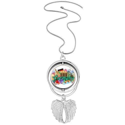 Collier ailes d'ange cygne femme - Bijou pendentif poétique contre le ternissement des styles