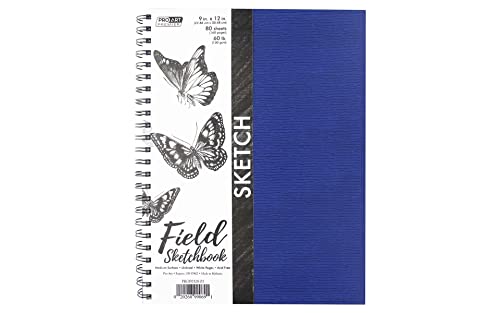Carnet de croquis Pro Art 22,9x30,5 cm de 80 feuilles à reliure fil