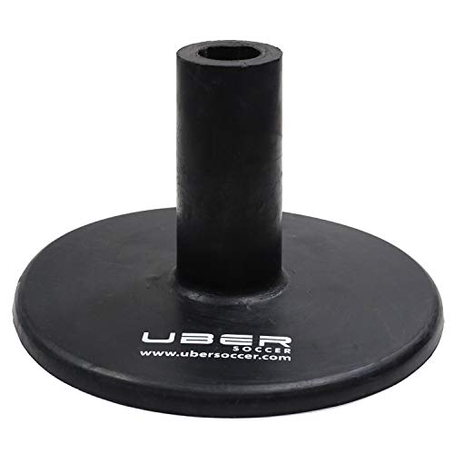 Rugged Soccer Weighted Bases for Agility Poles Training Set - Rubber - Set of 12