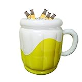 ★ Mantiene tus bebidas frías: se puede inflar y desinflar fácilmente para un fácil almacenamiento y transporte, lo que es el complemento perfecto para fiestas en la piscina y en la playa.