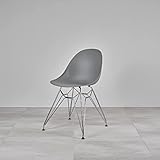 QUALITATIV HOCHWERTIG UND PFLEGELEICHT: Die Sitzschale besteht aus hochwertigen PP Plastik und ist dadurch sehr resistent. Der Stuhl lässt sich mit einem feuchten Tuch ganz einfach reinigen.