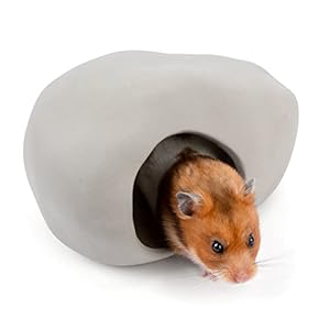 Niteangel S-1459 Keramik-Hamsterhöhle Steinoptik