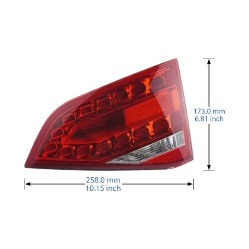Feu stop arrière LED intérieur droit compatible A4 B8 Berline 2009-2012 - 3