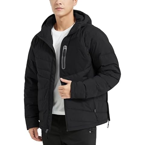 HARD LAND Men's Lightweight Insulated Down Jacket Cover