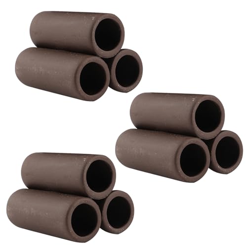 Zyiphor 3pcs Céramique Grotte Aquarium, Decoration Aquarium Cachette de Poterie pour Poissons Rouges, Cavité pour Crevettes, Poissons, Crevettes Accessoire de Réservoir à Poissons