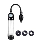 Male Enhancement Vacuum Pump Enlargement Device Strength Suction with Silicone Pocket Adjustable Men's Training Tool Enlarge Pen Pumps Stretcher for Men 3D1C