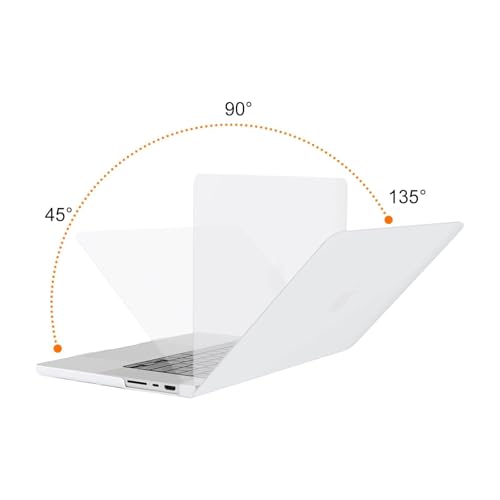 Image of MOSISO Compatible with MacBook Pro 16 inch Case 2025 2024 2023 2022 2021 M4 M3 M2 M1 A3403 A3186 A2991 A2780 A2485 Pro Max, Plastic Hard Shell&Keyboard Cover&Screen Film&Storage Bag, White