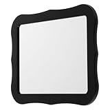 Reflet clair et précis : la surface du miroir haute définition offre un reflet net et précis, idéal pour les besoins quotidiens de toilette et de coiffure, miroir de salon, miroir magnétique pour casier