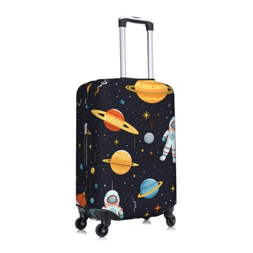 Galaxy Space Astronaut Luggage covers for Suitcase Universe Planets Travel Suitcase Protector Anti Scratch Suitcase Cover Fit 25-28 inch3