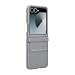 Produktbild Samsung Kindsuit Case EF-VF741 für das Galaxy Z Flip7 FE | Z Flip6, Smartphone Cover, Handy-Hülle, Schutz Case, Lederlook, Kratzfest, Gray