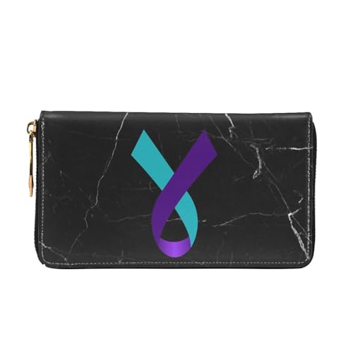 Suicide Prevention Awareness Ribbon Wallet Card Bag3