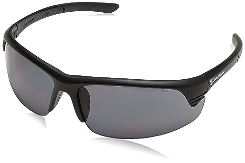 Smith & Wesson Corporal Half Frame Shooting Glasses with No-Slip Rubber, Impact Resistance and Storage Bag for Shooting, Working and Everyday Use, (Pack of 6)