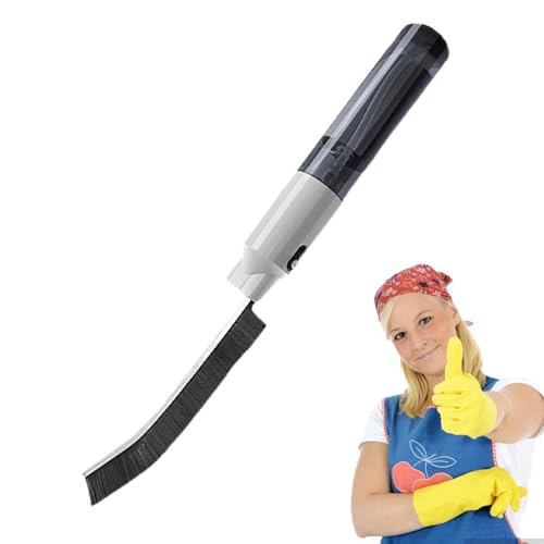 Walopola Cepillo de limpieza de juntas con cerdas duras, cepillo de limpieza de juntas, cepillo multifuncional para limpieza de juntas, herramienta de limpieza de juntas, olla pulverizadora para baño