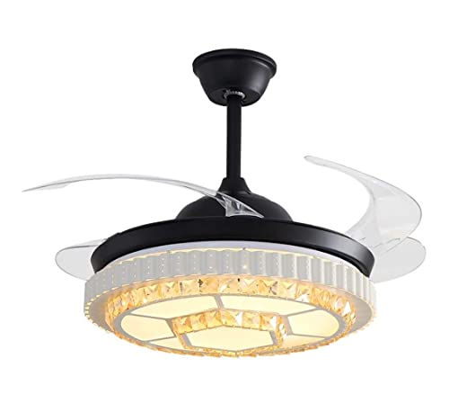 Ventilateur de plafond lumière LED gradation télécommandée pour salle à manger
