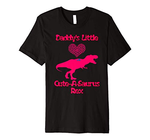 Daddy's Little Cute-A-Saurus Rex Short Sleeve T-Shirt Premium T-Shirt