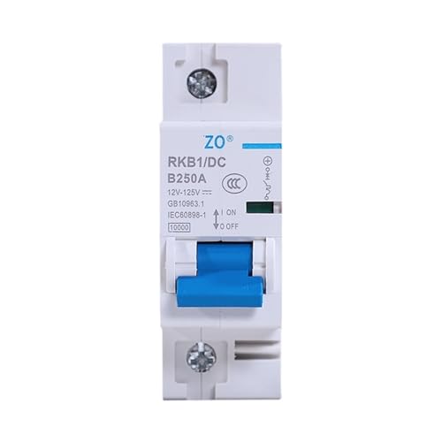 Disjoncteur protection DC 1p installation panneau solaire et voiture 12V 125V