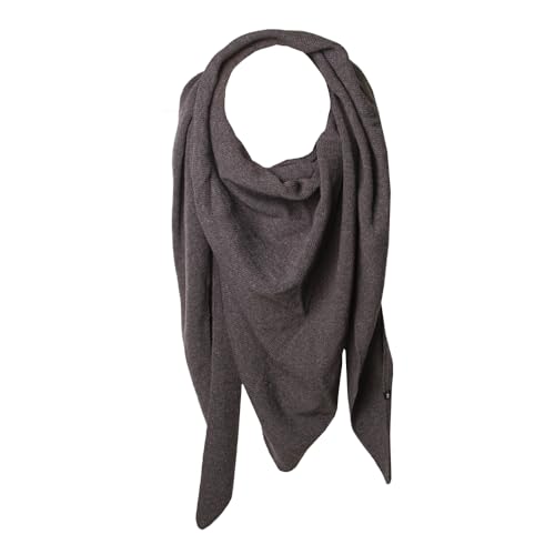 Écharpe triangle laine d'agneau douce homme femme doudoune