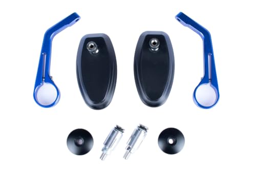 Rétroviseurs moto universels déportés éliminez les angles morts avec le miroir 10cm