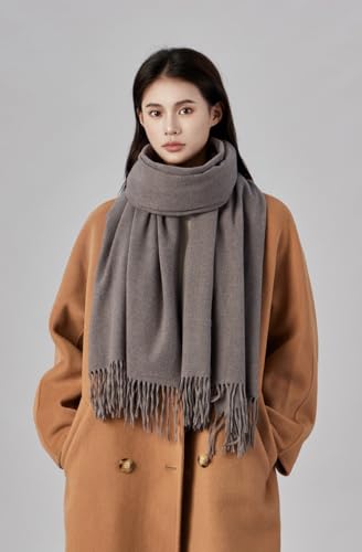 Bufanda de invierno cálida unisex accesorio cuello liso moda invierno 2
