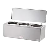 Server Products 92040 S/S Triple Cone Heated Dip With Hinged Lid