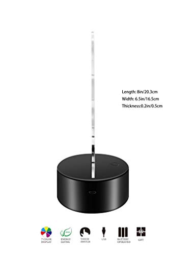 Dowbier 3D Illusion Multi Colors Usb Sleeping Night Light Desk Lamp Room Decoration (Football) #TOP1