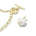Kendra Scott Leighton Convertible 14k Gold-Plated Pearl Chain Necklace in White Pearl, Fashion Jewelry for Women
