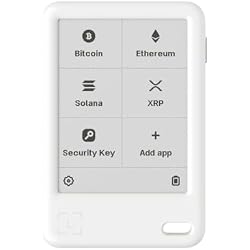 Ledger Nano Gen5 - Crypto Wallet - Large Touchscreen, Custom Style (White) | White, Easy-to-use touchcreen, Customizable