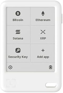 Ledger Nano Gen5 secure crypto wallet touchscreen signer in Glacier White + Playful Badges (Pack 2)