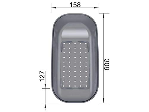 Blanco 214443 Accessories Plastic Tray in Transparent Grey x