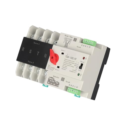 Inverseur source ATS commutateur de transfert automatique 4P 63A rail DIN