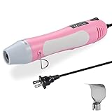 Mlife Mini Heat Gun -Portable Dual Temp Hot Air Gun with 6.5FT Cable Shovel Type Nozzle for Craft,...