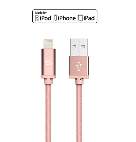 Lax Iphone Charger Lightning Cable - Mfi Certified Durable Braided Apple Lightning Usb Cord For Iphone 11/11 Pro Max/Xs Max/X/Ipad, Ipod & More #TOP1