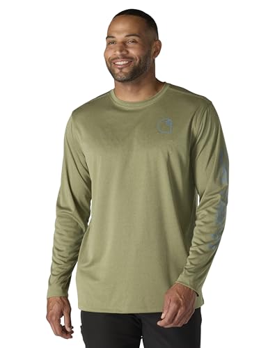 Carhartt Mens Force Sun Defender Lightweight Long-Sleeve Logo Graphic T-Shirt