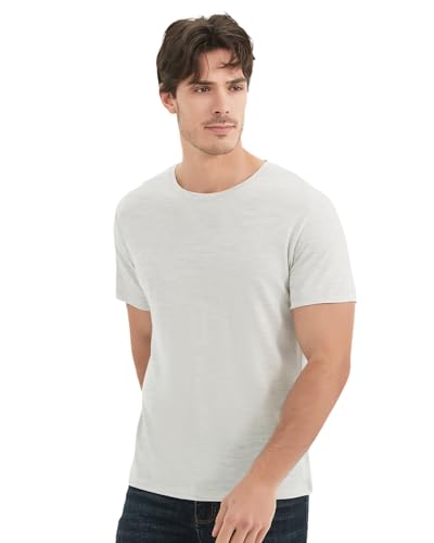 MERIGREENY Men's 100% Merino Wool T-Shirt, Crew Neck Lightweight Undershirt Moisture-Wicking Base...
