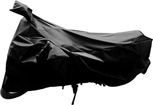 AdroitZ Black Polyester Two Wheeler Cover_3071 | Black | Cover for Two Wheeler