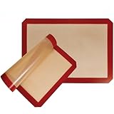 Kit 2 unidades tapete de silicone com fibra de vidro para forno