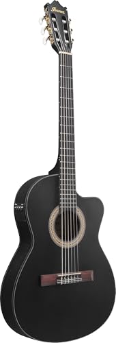 Image of Ibanez GA5MHTCE Acoustic-electric Nylon-string Guitar - Black