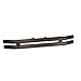 Rugged Ridge 11561.02 Double Tube Bumper, Front, 3 Inch; 76-06 Jeep CJ/Wrangler YJ/TJ