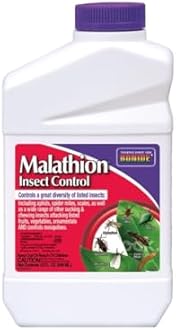 Bonide Malathion Insect Control, 32 oz Ready-to-Mix Concentrate Bug & Spider Mite Killer for Outdoor Garden Use